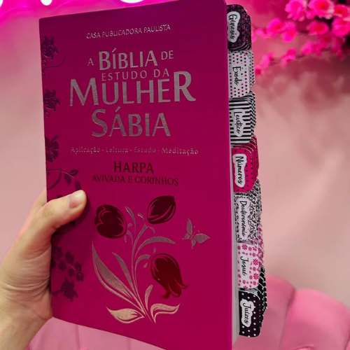 Capa do livro Bíblia Da Mulher Sábia - ESTUDO