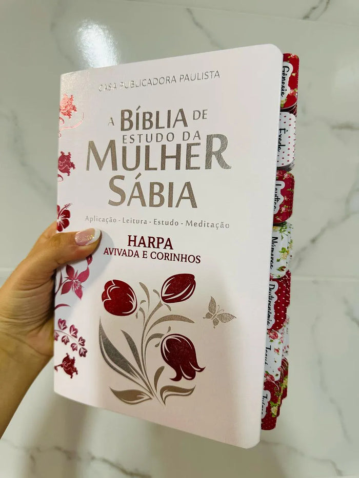 Capa do livro Bíblia Da Mulher Sábia - ESTUDO