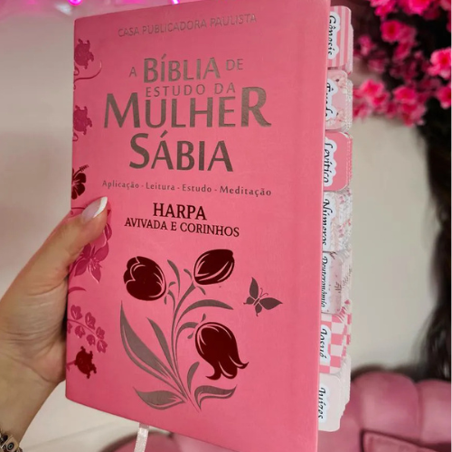 Capa do livro Bíblia Da Mulher Sábia - ESTUDO