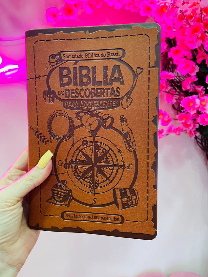 Capa do livro Bíblia das Descobertas para Adolescentes
